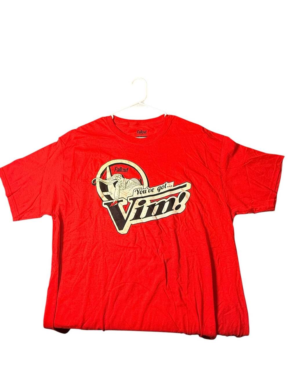 Fallout Crate LootWear Exclusive You've Got Vim! Red T-Shirt Size L